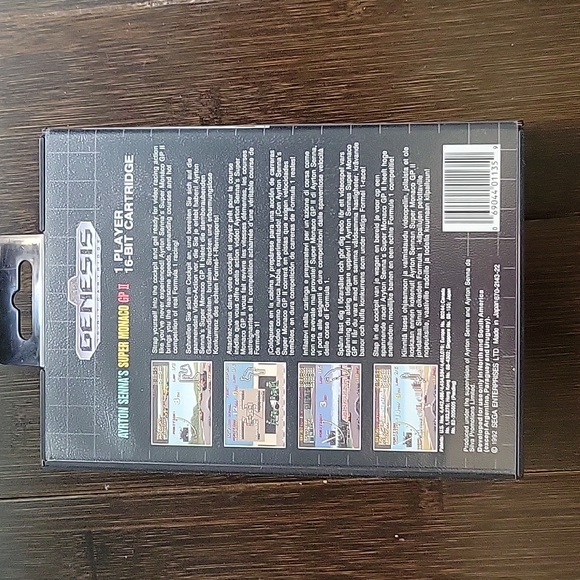 Sega Genesis Ayrton Senna's Super Monaco GP II - Picture 2 of 3